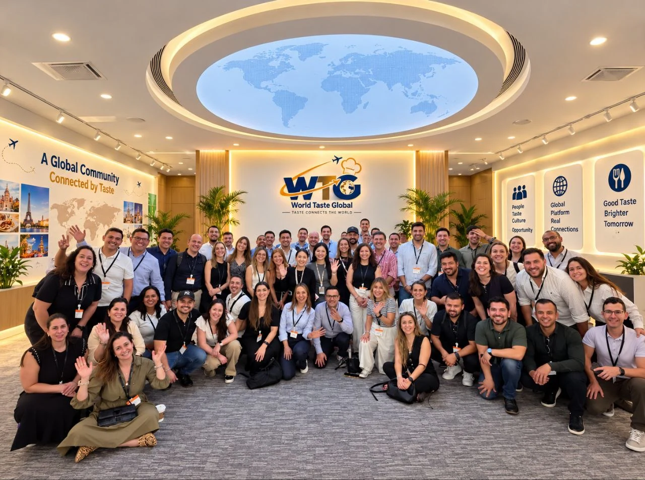 World Taste Global team at a community gathering